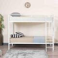 Better Home Products Twin Over Metal Bunk Bed, White - Twin Size TURKEY-BUNK-BED-33-33-WHT